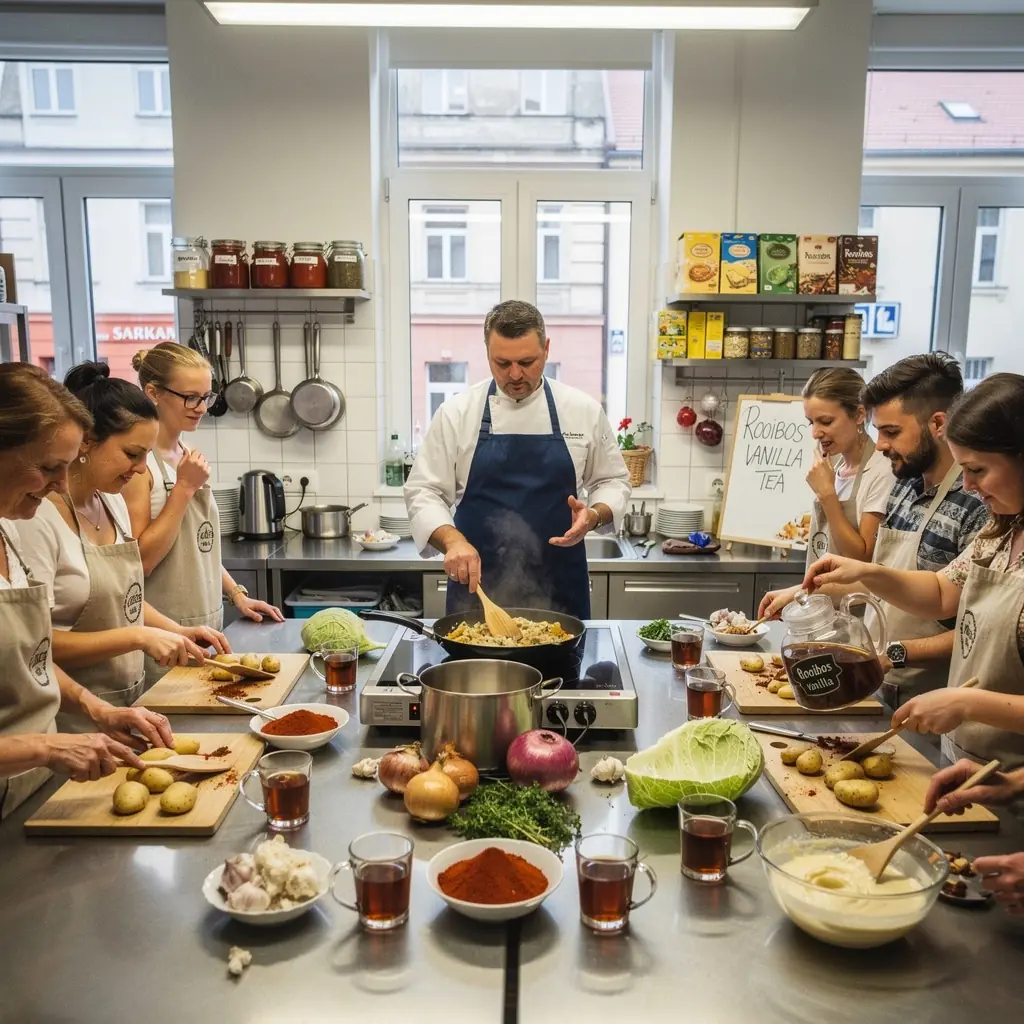 Relaxujúca atmosféra s šálkou rooibos čaju a knihou v ruke