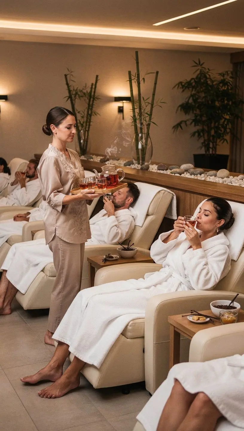 Zelený čaj s príchuťou vanilky a rooibosu v šálke